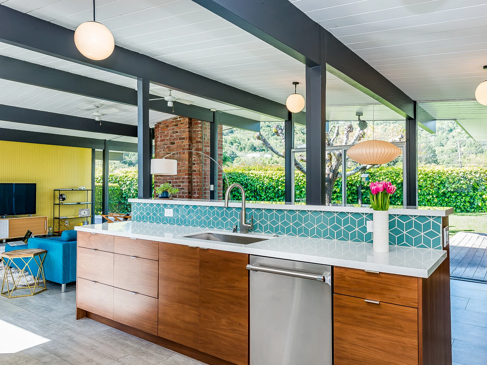 Modern minimalist kitchen washing area, San Rafael Eichler 009