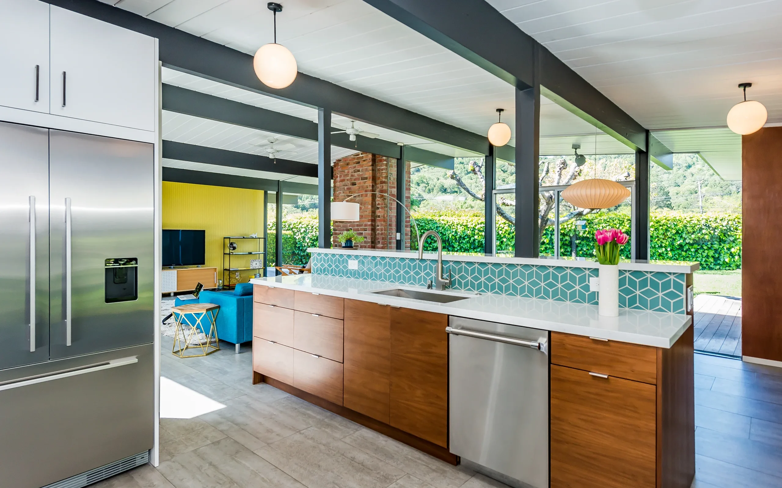 Modern minimalist kitchen washing area, San Rafael Eichler 010