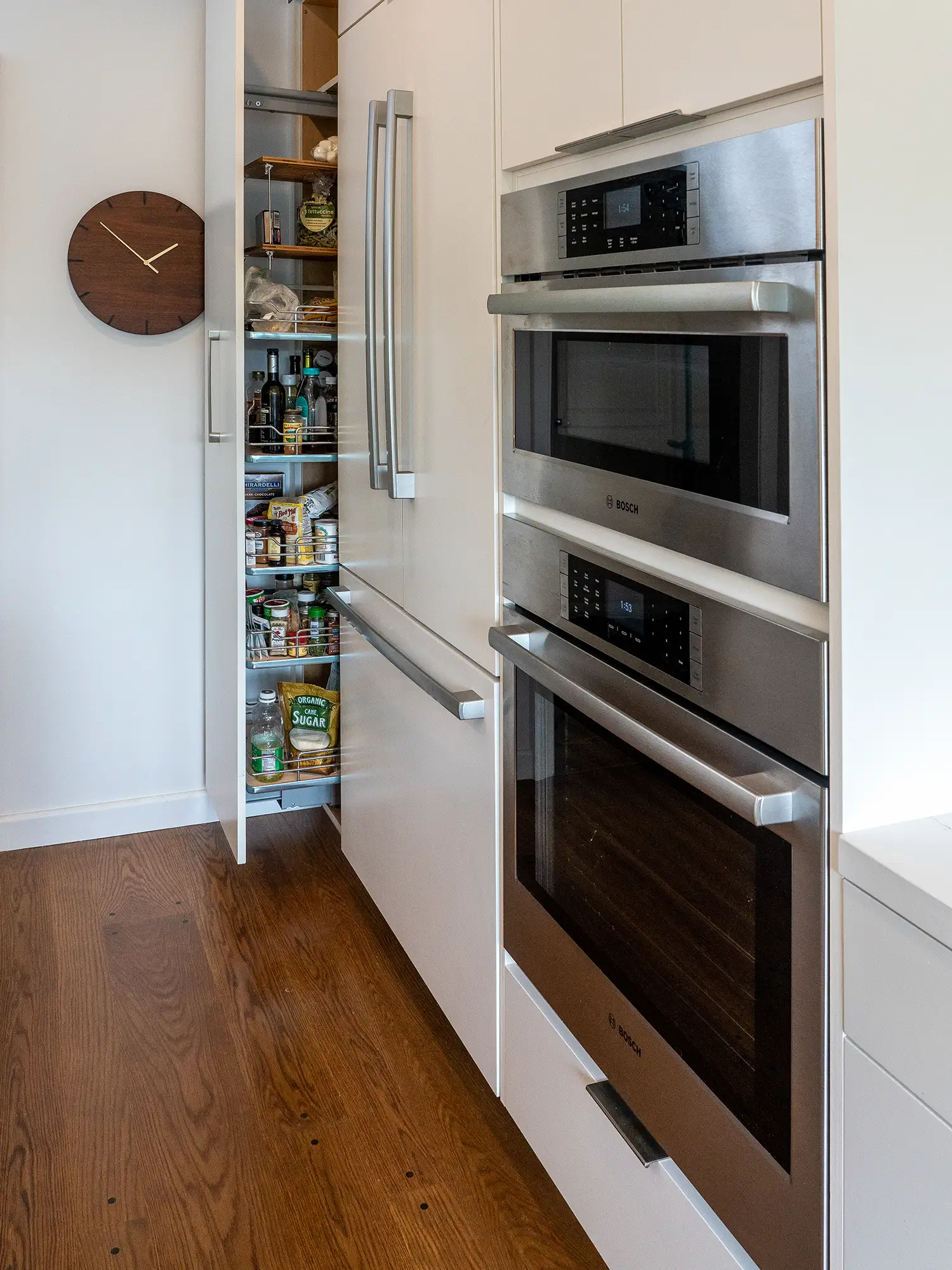 Pullout pantry contemporary kitchen, Piedmont ca 006