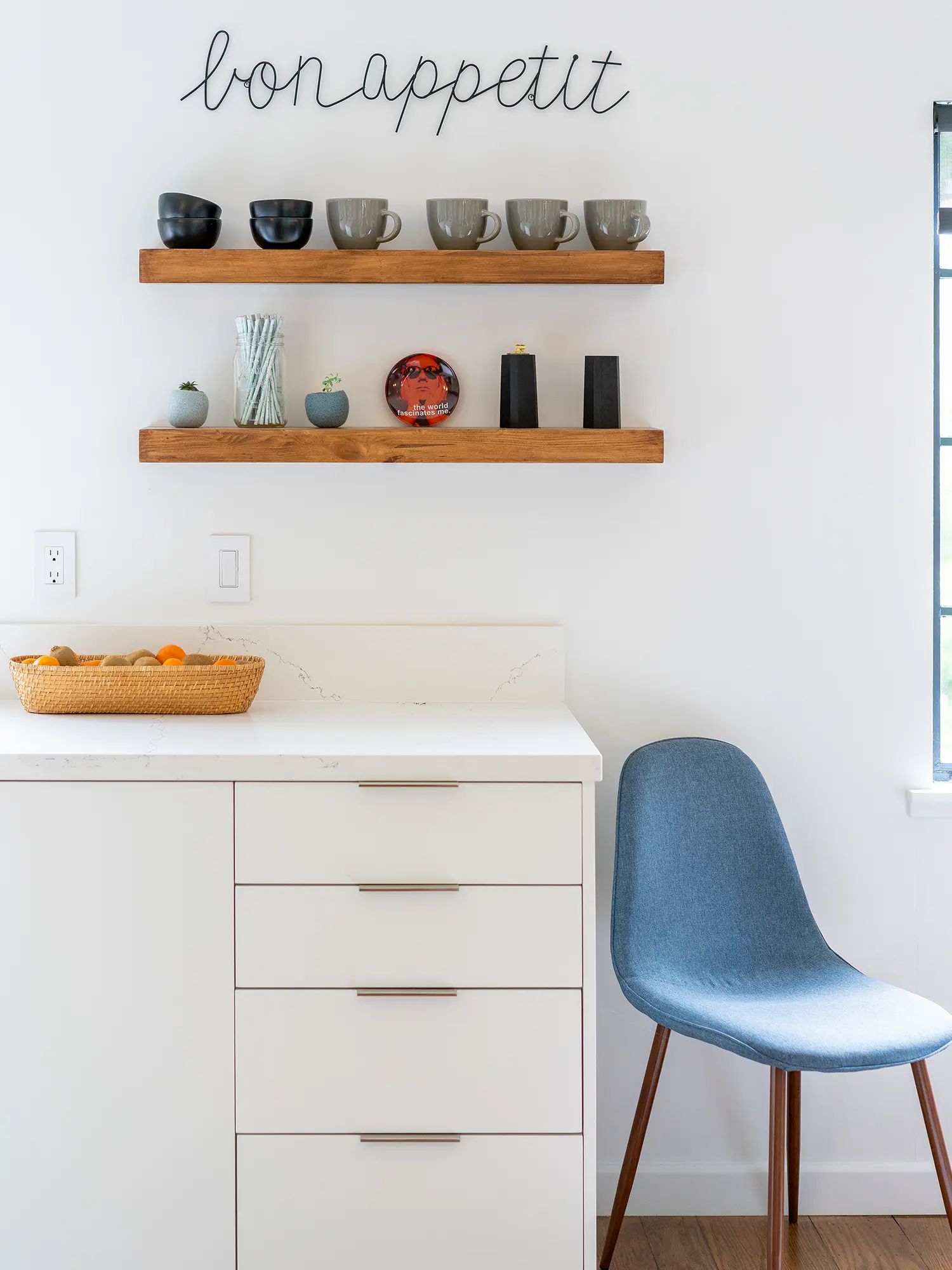 White contemporary kitchen, Piedmont ca 018